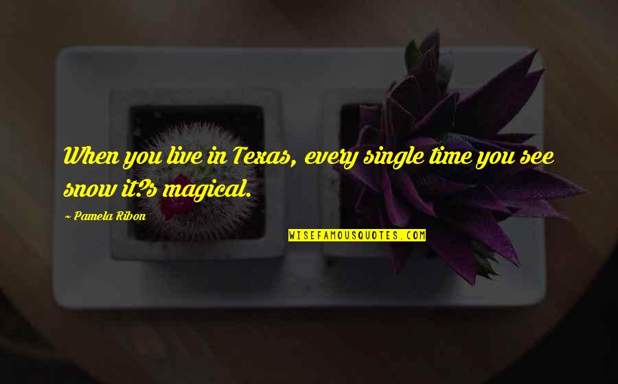 Arthur Christopher Benson Quotes By Pamela Ribon: When you live in Texas, every single time