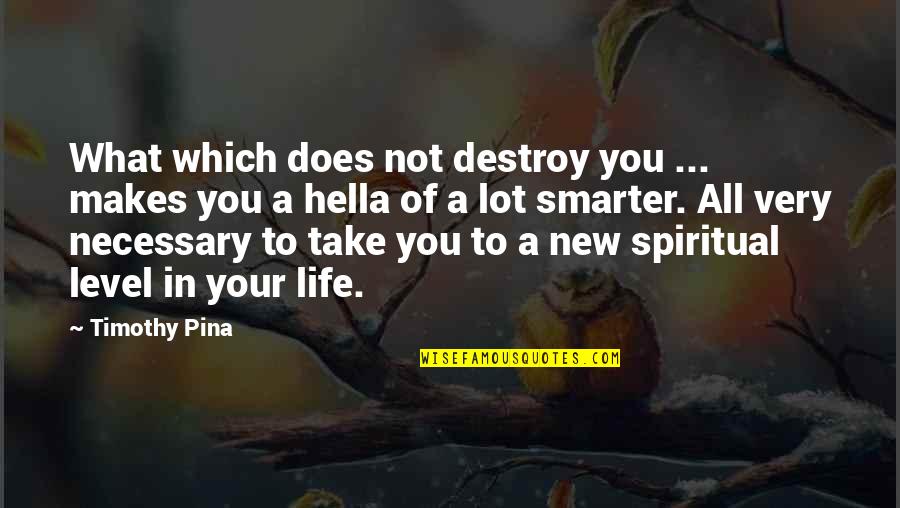 Arthur Tappan Abolitionist Quotes By Timothy Pina: What which does not destroy you ... makes Arthur Tappan Abolitionist Quotes By Timothy Pina: What which does not destroy you ... makes
