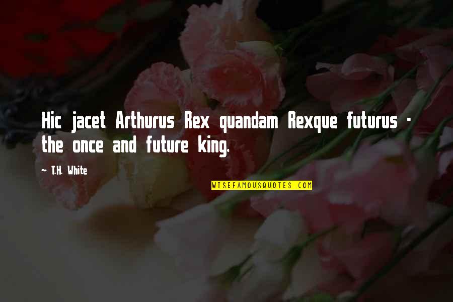Arthurus Quotes By T.H. White: Hic jacet Arthurus Rex quandam Rexque futurus -