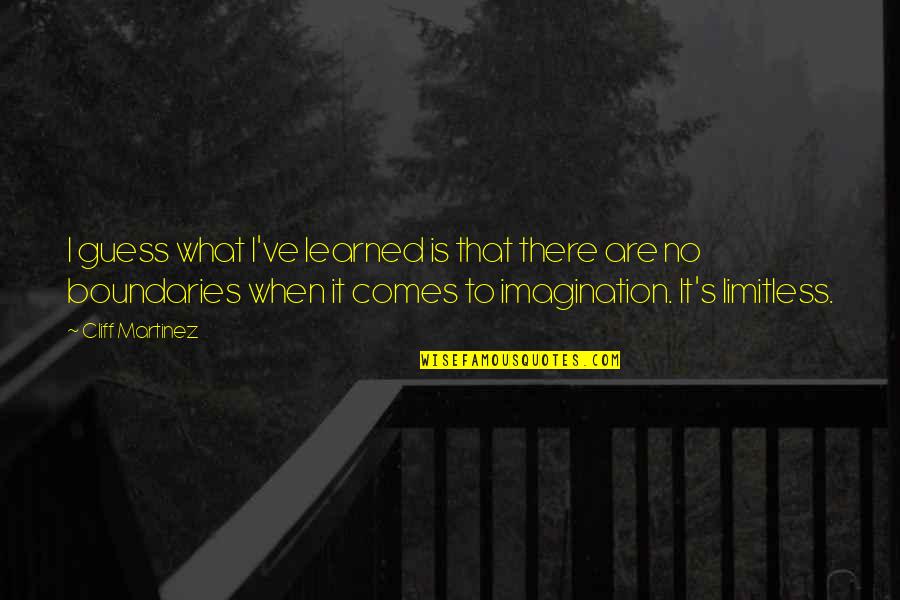 Artur Axmann Quotes By Cliff Martinez: I guess what I've learned is that there Artur Axmann Quotes By Cliff Martinez: I guess what I've learned is that there