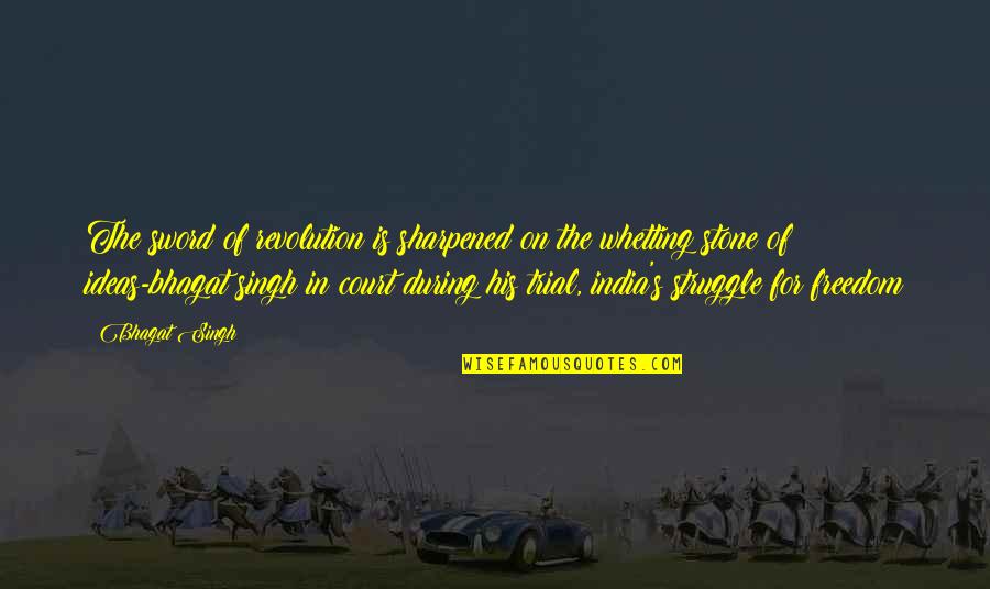 Aruba Magic Quotes By Bhagat Singh: The sword of revolution is sharpened on the Aruba Magic Quotes By Bhagat Singh: The sword of revolution is sharpened on the