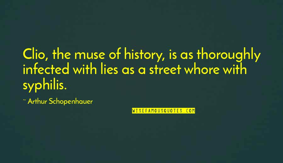 Arvizu Chiropractic Quotes By Arthur Schopenhauer: Clio, the muse of history, is as thoroughly Arvizu Chiropractic Quotes By Arthur Schopenhauer: Clio, the muse of history, is as thoroughly