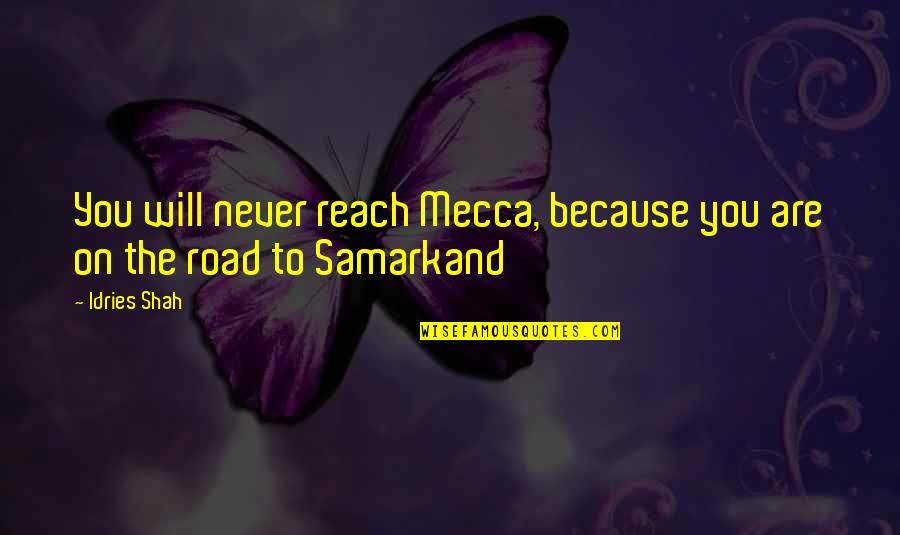 Asamiya Rei Quotes By Idries Shah: You will never reach Mecca, because you are