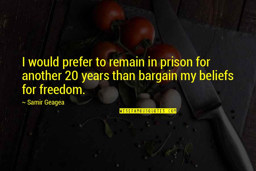 Asap Tickets Quotes By Samir Geagea: I would prefer to remain in prison for Asap Tickets Quotes By Samir Geagea: I would prefer to remain in prison for