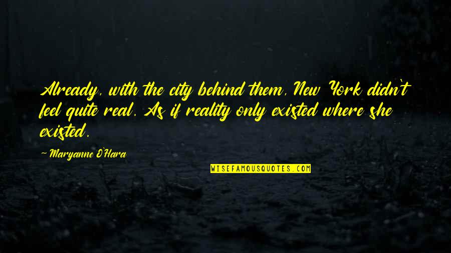 Asaro Mudmen Quotes By Maryanne O'Hara: Already, with the city behind them, New York