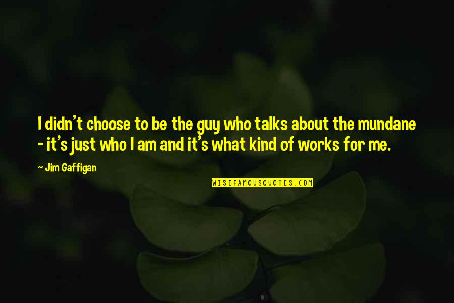 Aselenizare Quotes By Jim Gaffigan: I didn't choose to be the guy who