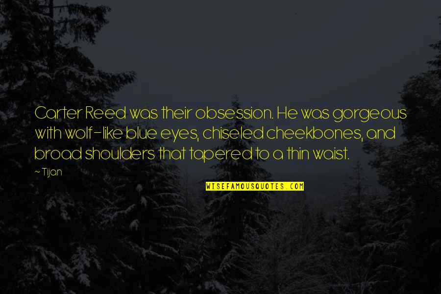 Asemanare Quotes By Tijan: Carter Reed was their obsession. He was gorgeous Asemanare Quotes By Tijan: Carter Reed was their obsession. He was gorgeous