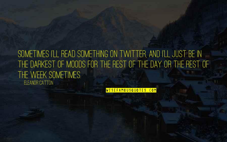 Ask Yourself Is It Worth It Quotes By Eleanor Catton: Sometimes I'll read something on Twitter, and I'll Ask Yourself Is It Worth It Quotes By Eleanor Catton: Sometimes I'll read something on Twitter, and I'll