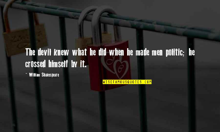 Askary Sadrudeen Quotes By William Shakespeare: The devil knew what he did when he Askary Sadrudeen Quotes By William Shakespeare: The devil knew what he did when he