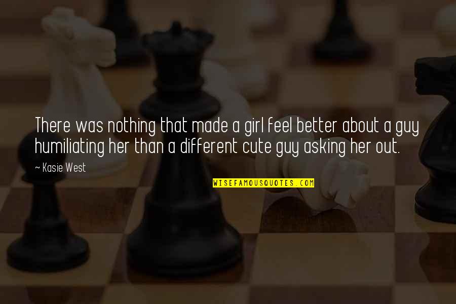 Asking A Girl Out Quotes By Kasie West: There was nothing that made a girl feel