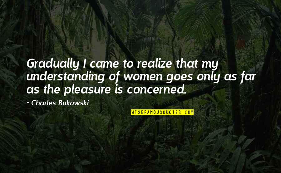 Asking Forgiveness From Others Quotes By Charles Bukowski: Gradually I came to realize that my understanding
