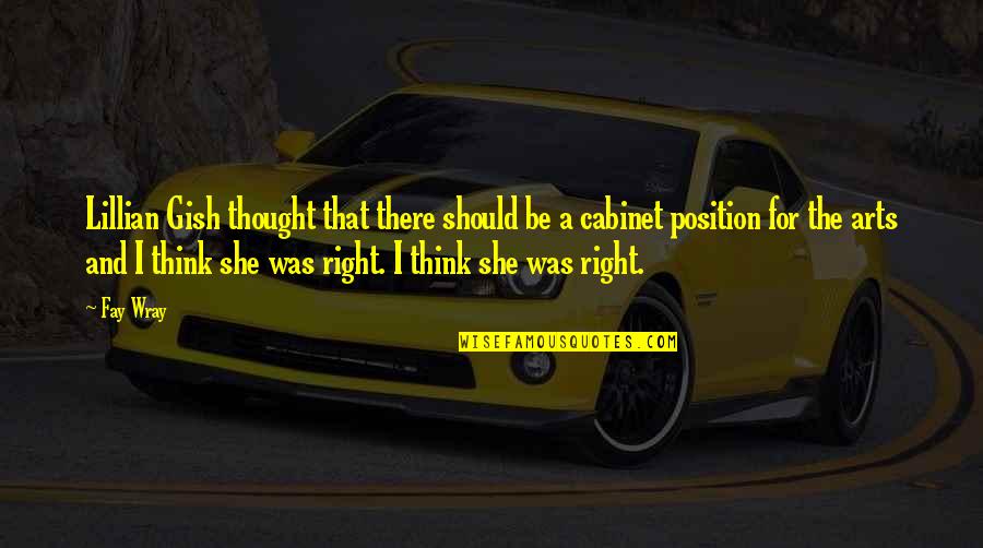 Aslm Stock Quotes By Fay Wray: Lillian Gish thought that there should be a
