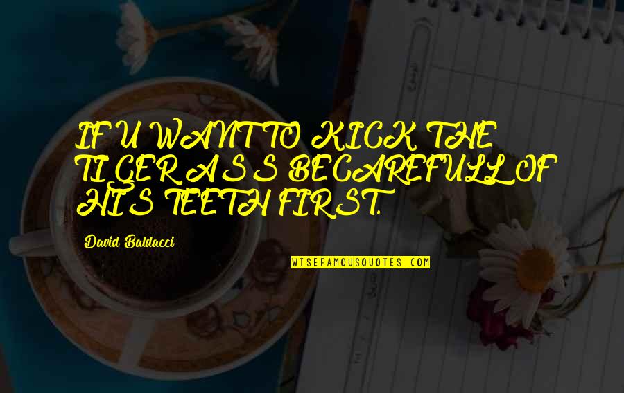Asps Quotes By David Baldacci: IF U WANT TO KICK THE TIGER ASS Asps Quotes By David Baldacci: IF U WANT TO KICK THE TIGER ASS