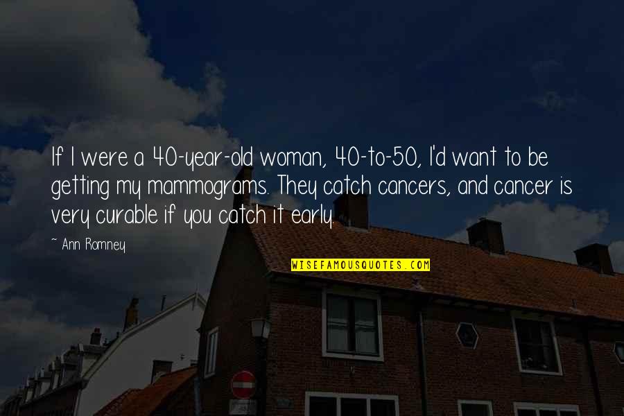 Asra The Arcana Quotes By Ann Romney: If I were a 40-year-old woman, 40-to-50, I'd Asra The Arcana Quotes By Ann Romney: If I were a 40-year-old woman, 40-to-50, I'd