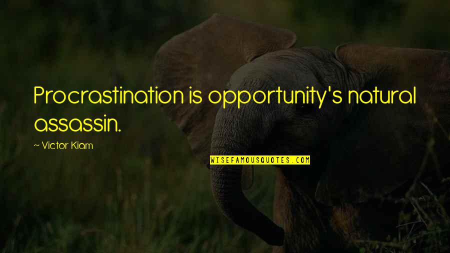 Assassin'creed Quotes By Victor Kiam: Procrastination is opportunity's natural assassin.