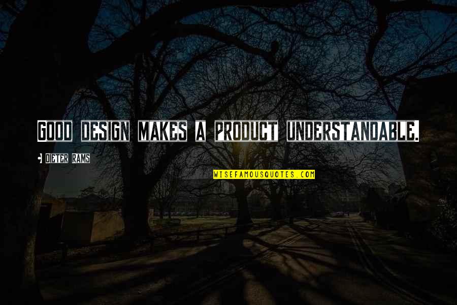 Assassinos Substituto Quotes By Dieter Rams: Good design makes a product understandable. Assassinos Substituto Quotes By Dieter Rams: Good design makes a product understandable.
