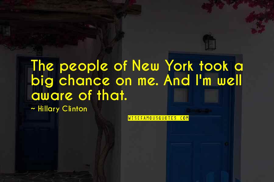 Assessment Tools Quotes By Hillary Clinton: The people of New York took a big