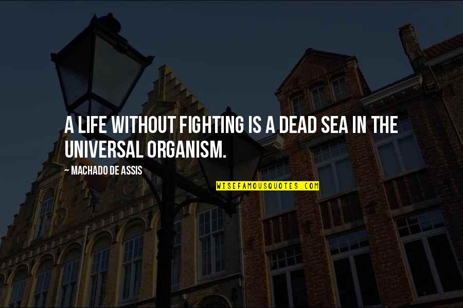 Assis Quotes By Machado De Assis: A life without fighting is a dead sea Assis Quotes By Machado De Assis: A life without fighting is a dead sea