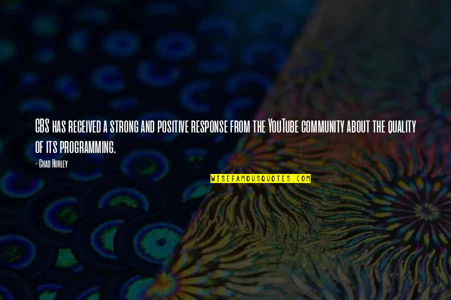 Assumption Is The Lowest Form Of Knowledge Quote Quotes By Chad Hurley: CBS has received a strong and positive response Assumption Is The Lowest Form Of Knowledge Quote Quotes By Chad Hurley: CBS has received a strong and positive response