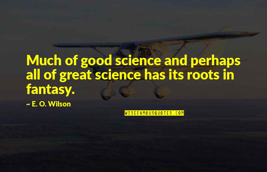 Assupol Life Insurance Quotes By E. O. Wilson: Much of good science and perhaps all of