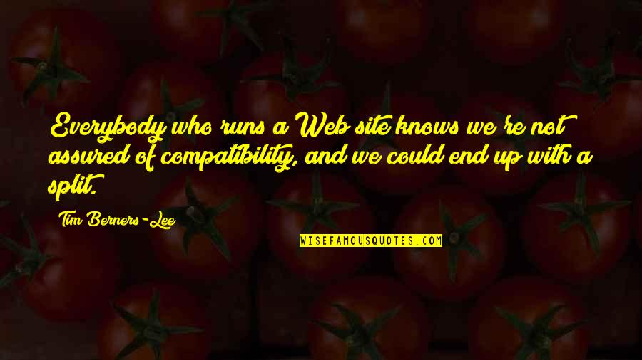 Assured Quotes By Tim Berners-Lee: Everybody who runs a Web site knows we're Assured Quotes By Tim Berners-Lee: Everybody who runs a Web site knows we're