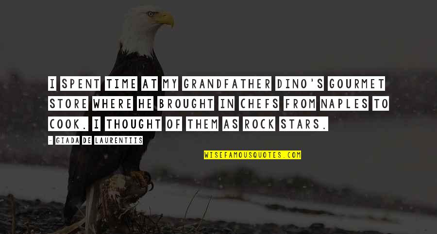 Asterix And Obelix Famous Quotes By Giada De Laurentiis: I spent time at my grandfather Dino's gourmet Asterix And Obelix Famous Quotes By Giada De Laurentiis: I spent time at my grandfather Dino's gourmet