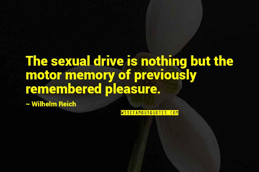 Aston Villa Quotes By Wilhelm Reich: The sexual drive is nothing but the motor