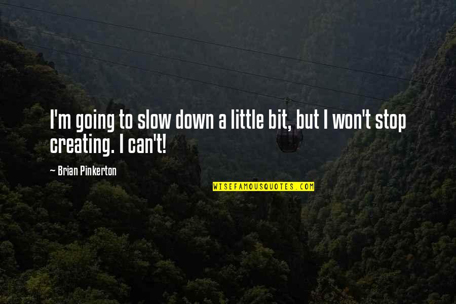 Astronaut Ellen Ochoa Quotes By Brian Pinkerton: I'm going to slow down a little bit, Astronaut Ellen Ochoa Quotes By Brian Pinkerton: I'm going to slow down a little bit,