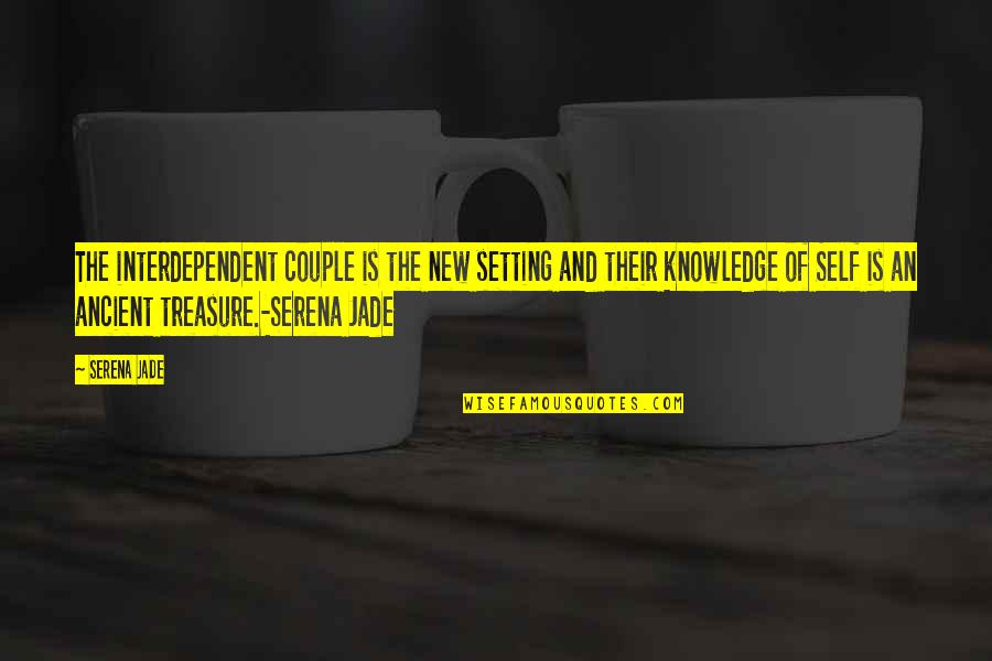 Asundertorn Quotes By Serena Jade: The interdependent couple is the new setting and