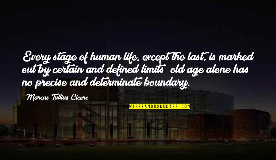 At Last I Am Alone Quotes By Marcus Tullius Cicero: Every stage of human life, except the last, At Last I Am Alone Quotes By Marcus Tullius Cicero: Every stage of human life, except the last,