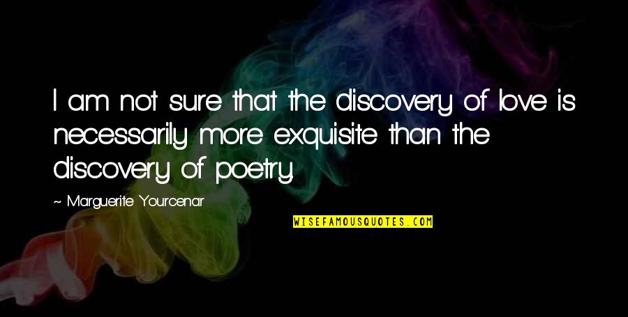 Atawich Quotes By Marguerite Yourcenar: I am not sure that the discovery of