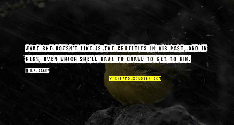 Athenas Owl Quotes By M.R. Carey: What she doesn't like is the cruelties in