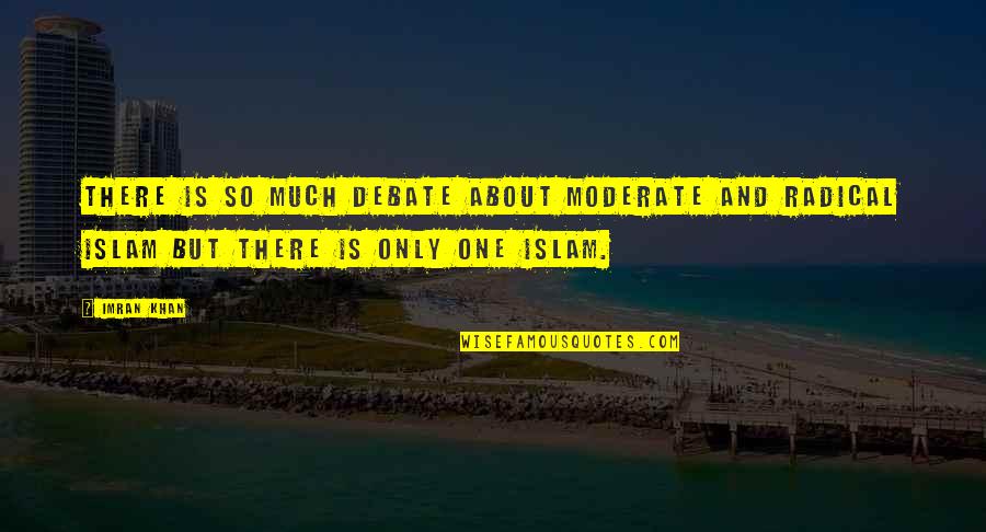 Atmaram Panduranga Quotes By Imran Khan: There is so much debate about moderate and