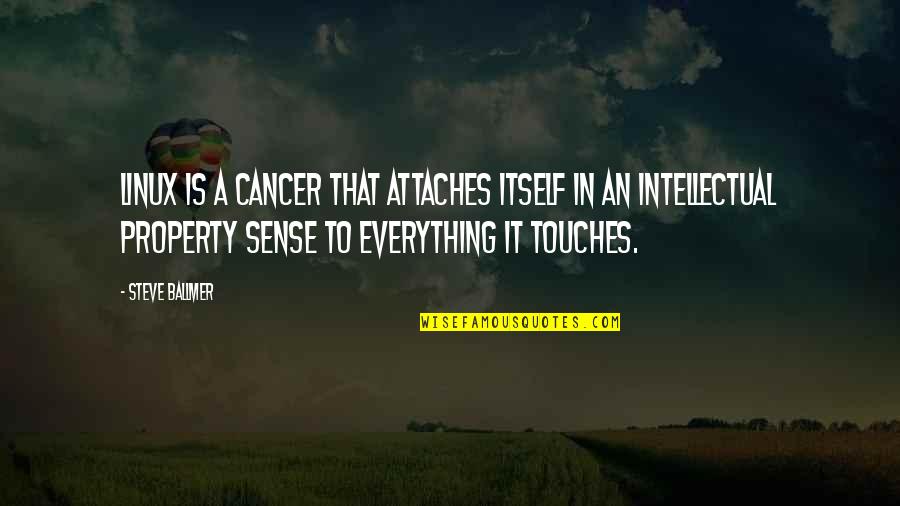 Attaches Quotes By Steve Ballmer: Linux is a cancer that attaches itself in