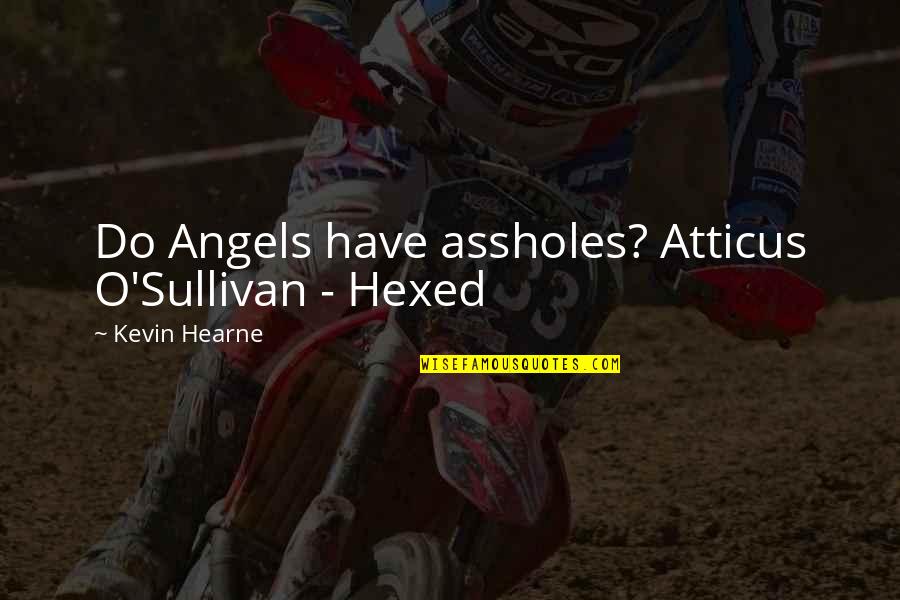 Atticus O Sullivan Quotes By Kevin Hearne: Do Angels have assholes? Atticus O'Sullivan - Hexed