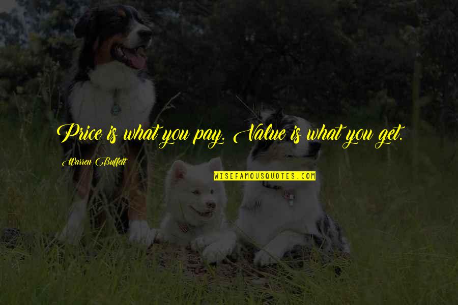Atuendos De Invierno Quotes By Warren Buffett: Price is what you pay. Value is what