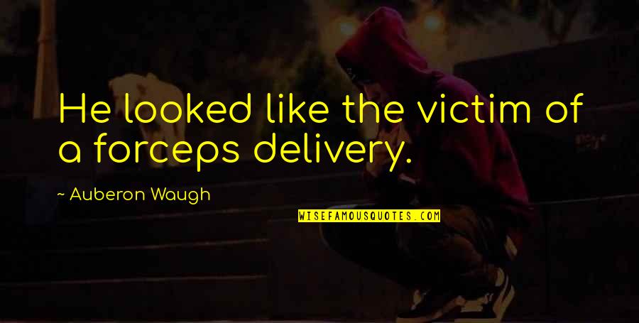Auberon Quotes By Auberon Waugh: He looked like the victim of a forceps