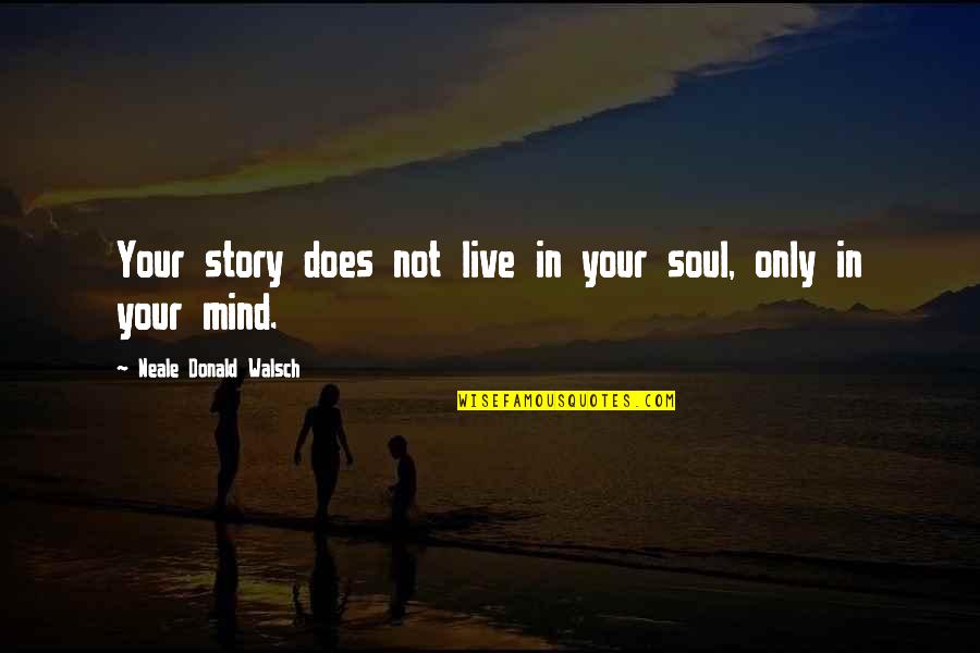 Aubrey Huff Quotes By Neale Donald Walsch: Your story does not live in your soul,