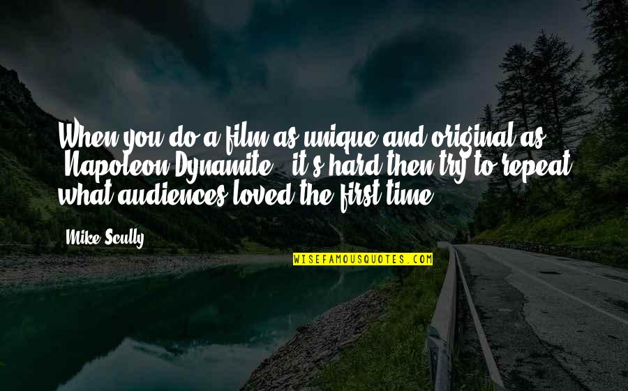 Audiences Quotes By Mike Scully: When you do a film as unique and