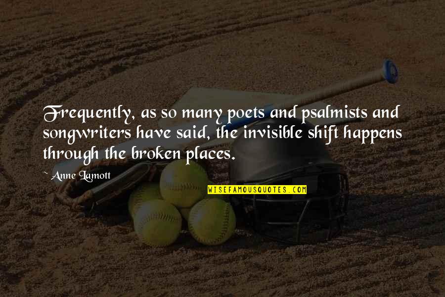 Audio One Somerset Quotes By Anne Lamott: Frequently, as so many poets and psalmists and Audio One Somerset Quotes By Anne Lamott: Frequently, as so many poets and psalmists and