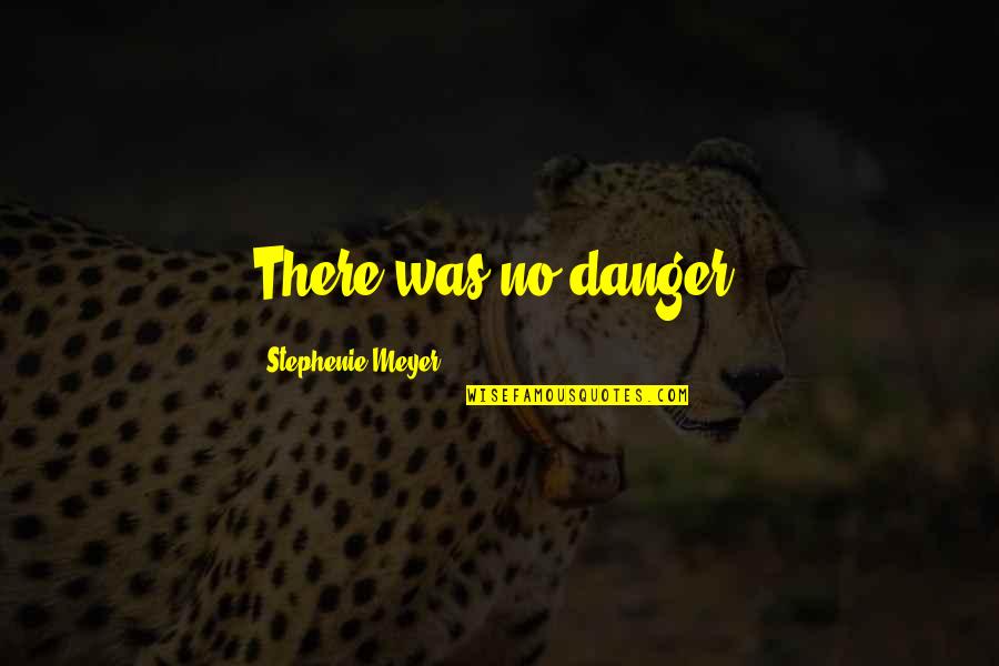 Auditioner Quotes By Stephenie Meyer: There was no danger. Auditioner Quotes By Stephenie Meyer: There was no danger.