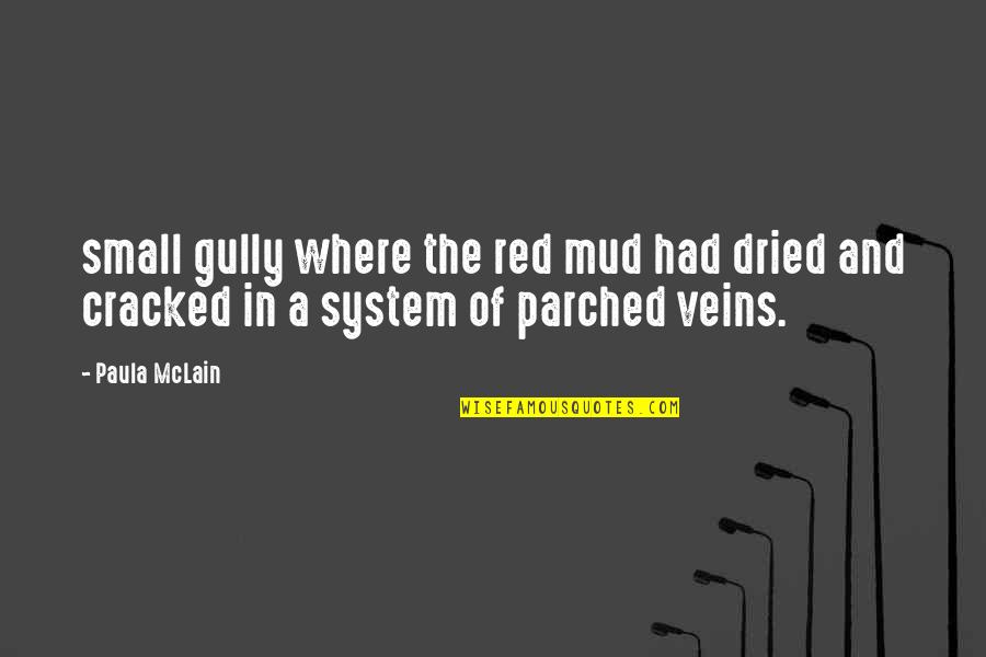 Auricularum Quotes By Paula McLain: small gully where the red mud had dried