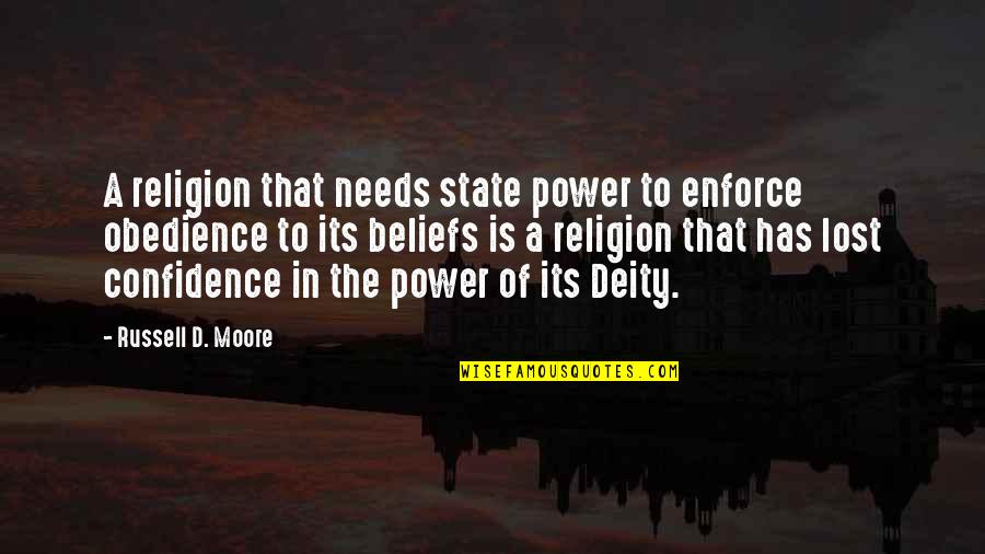 Auryn Symbol Quotes By Russell D. Moore: A religion that needs state power to enforce Auryn Symbol Quotes By Russell D. Moore: A religion that needs state power to enforce