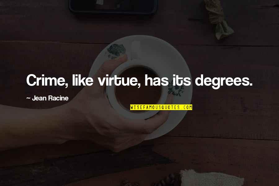 Austritt Katholische Quotes By Jean Racine: Crime, like virtue, has its degrees. Austritt Katholische Quotes By Jean Racine: Crime, like virtue, has its degrees.