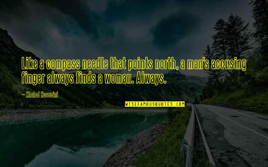Autocontrollo Quotes By Khaled Hosseini: Like a compass needle that points north, a Autocontrollo Quotes By Khaled Hosseini: Like a compass needle that points north, a