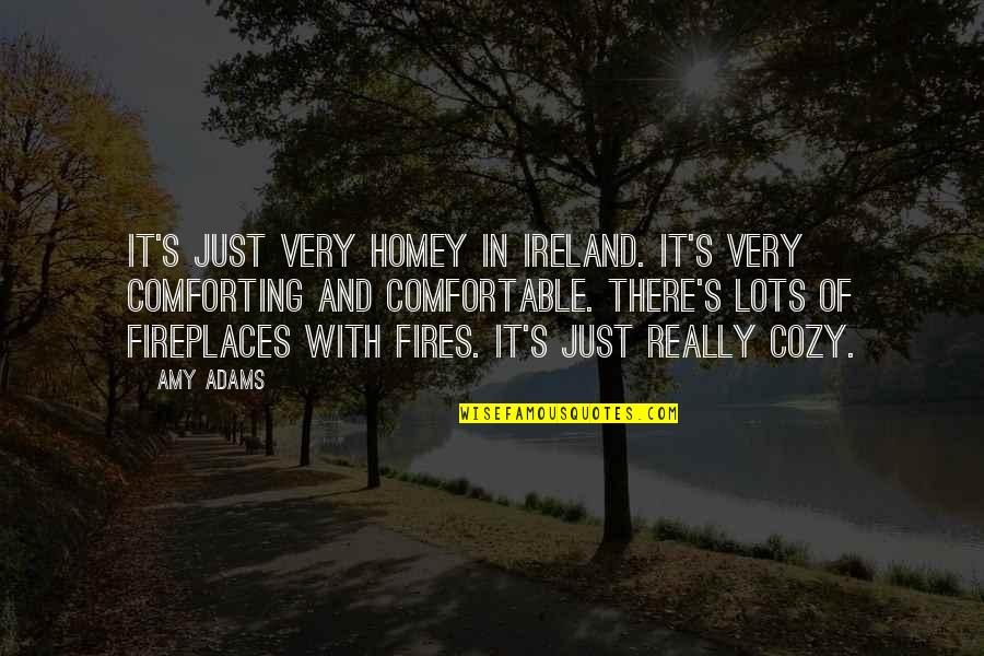 Autoinfections Quotes By Amy Adams: It's just very homey in Ireland. It's very