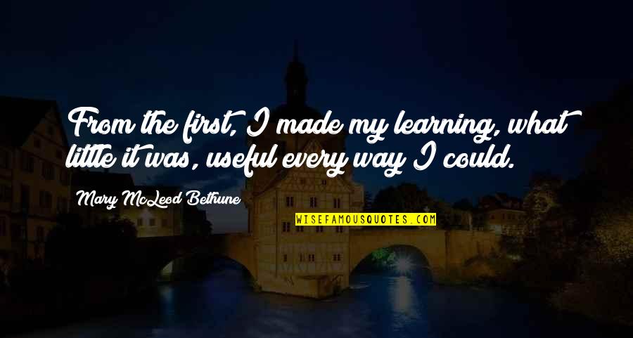 Autoit Single Vs Double Quotes By Mary McLeod Bethune: From the first, I made my learning, what Autoit Single Vs Double Quotes By Mary McLeod Bethune: From the first, I made my learning, what