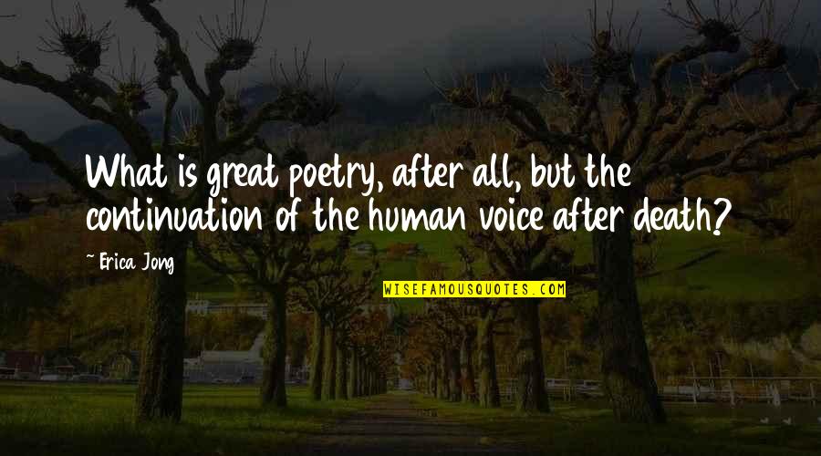 Automobile Quotes Quotes By Erica Jong: What is great poetry, after all, but the