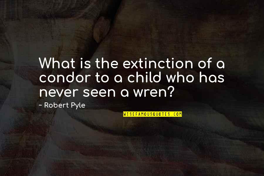 Automotive Insurance Quotes By Robert Pyle: What is the extinction of a condor to