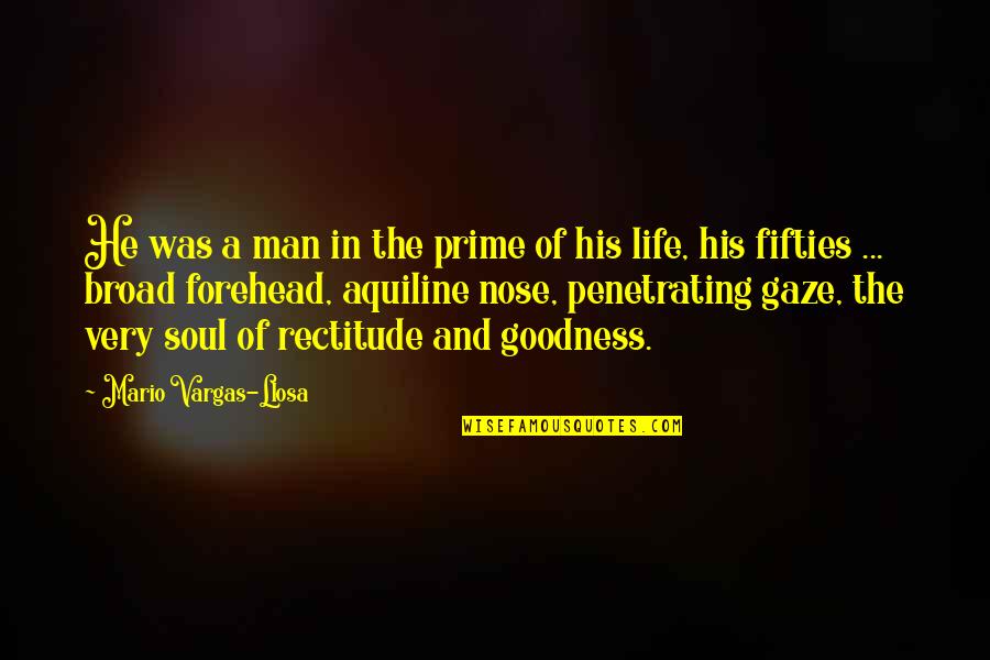 Autumn Thursday Blessings With Quotes By Mario Vargas-Llosa: He was a man in the prime of Autumn Thursday Blessings With Quotes By Mario Vargas-Llosa: He was a man in the prime of